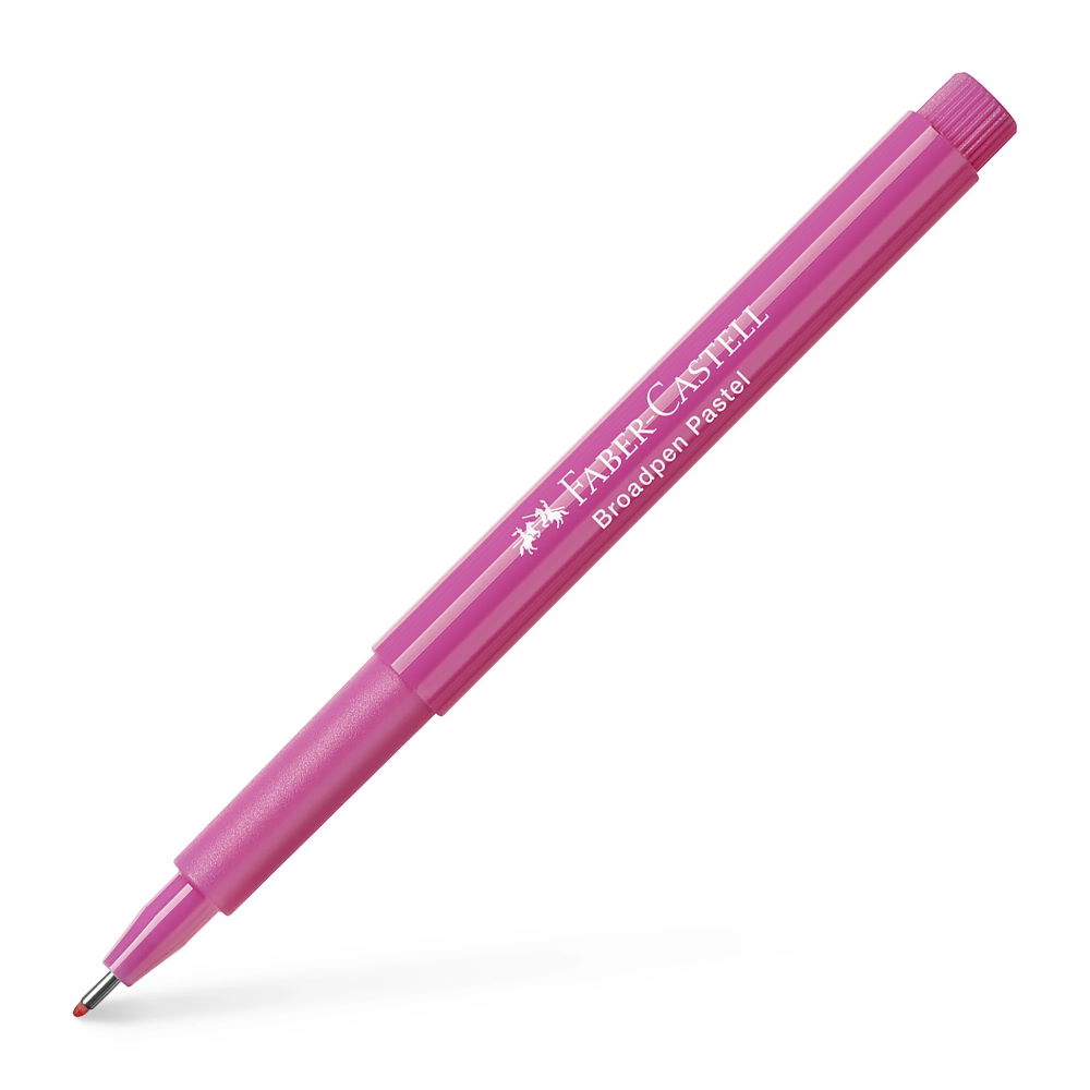 Ручка капиллярная 0,8 мм Broadpen 1554 Pastel пурпурный, 155426 Faber-Castell 1