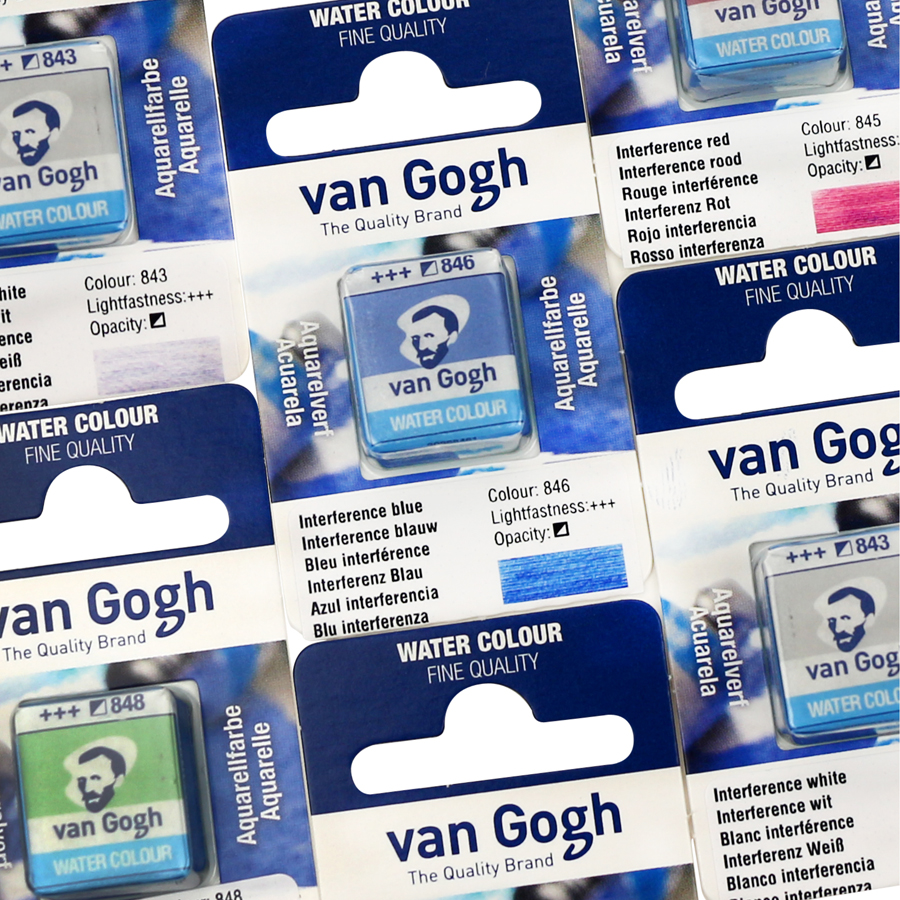 Фарба акварельна Van Gogh 843 Інтерферентний білий, кювета, Royal Talens 2