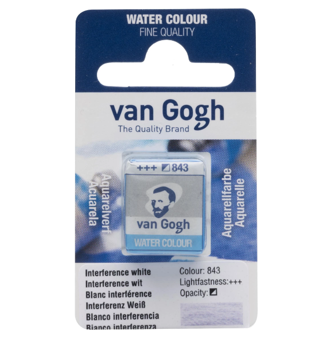 Фарба акварельна Van Gogh 843 Інтерферентний білий, кювета, Royal Talens