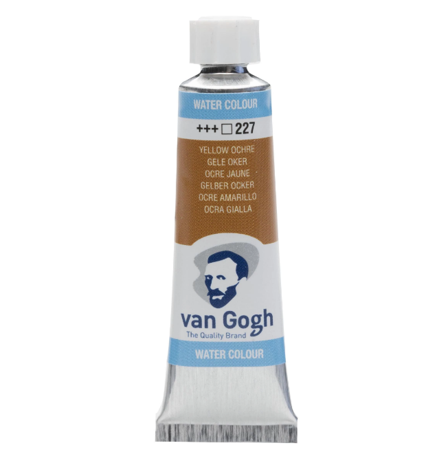 Краска акварельная Van Gogh 227 охра желтая 10 мл Royal Talens
