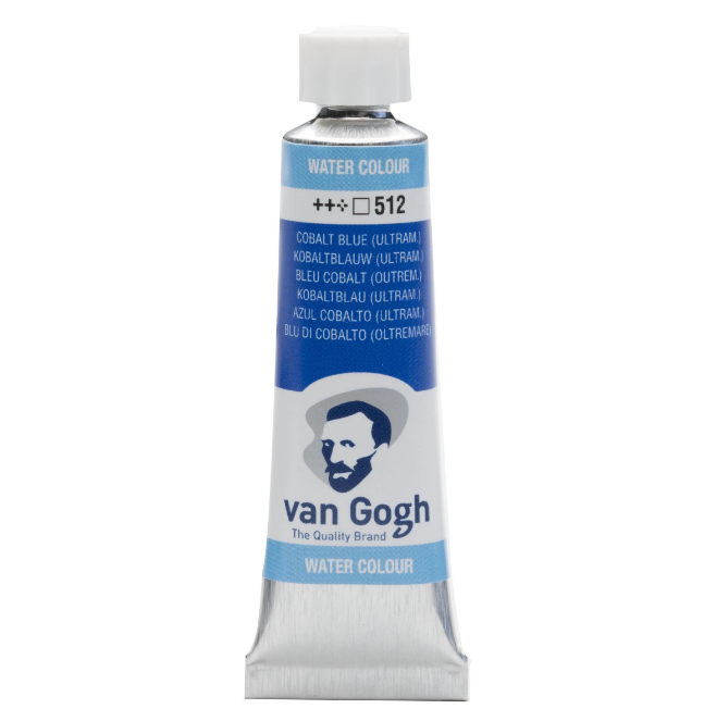 Фарба акварельна Van Gogh 512 Кобальт синій (ультрамарин), туба 10 мл, Royal Talens