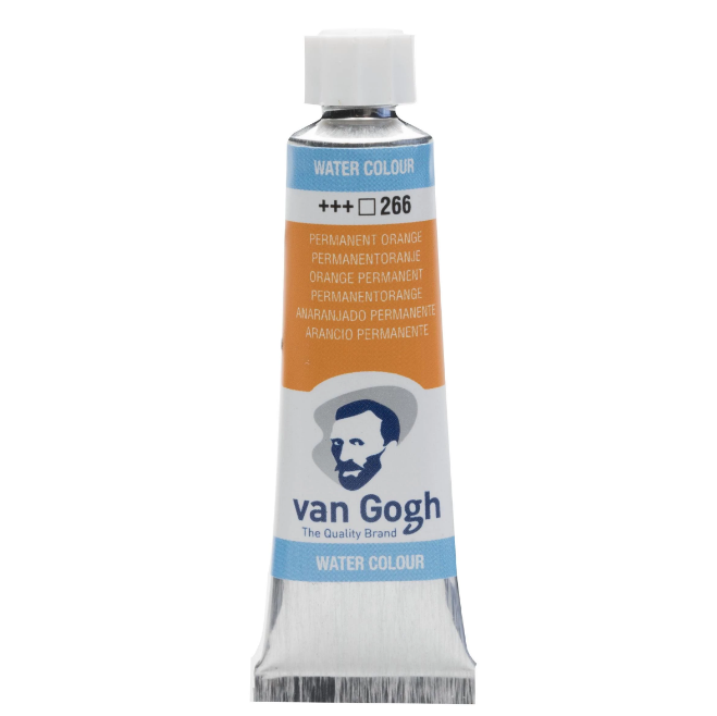 Краска акварельная Van Gogh 266, Перм. оранжевый, туба 10 мл, 20012661 Royal Talens