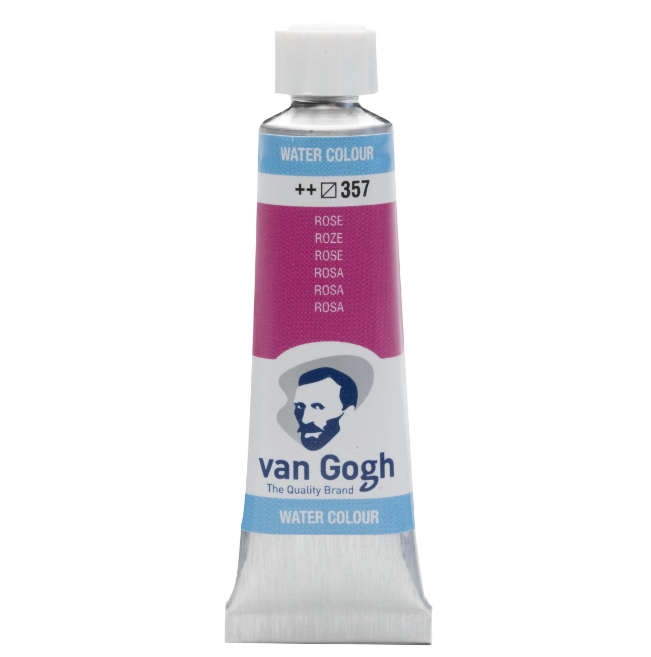 Краска акварельная Van Gogh 357 Розовый, туба 10 мл, Royal Talens