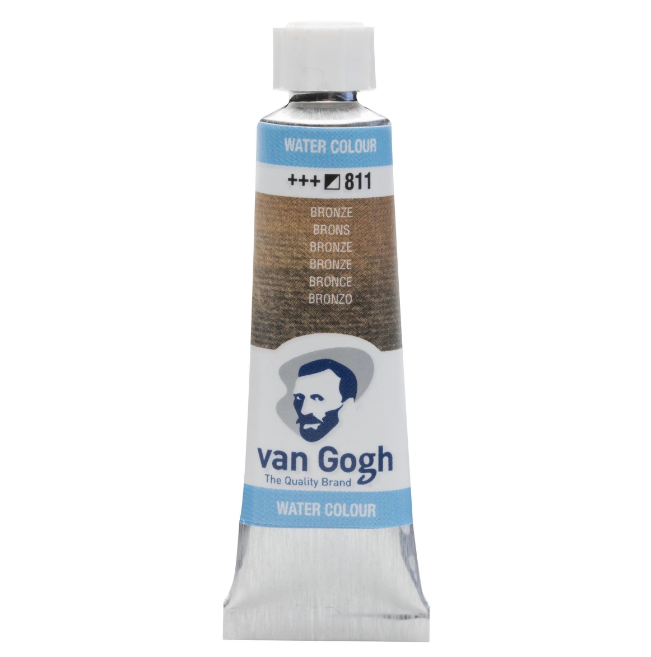 Краска акварельная Van Gogh 811 Бронза, туба 10 мл, Royal Talens