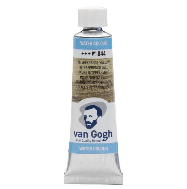 Фарба акварельна Van Gogh 844 Інтерферентний жовтий, туба 10 мл, Royal Talens