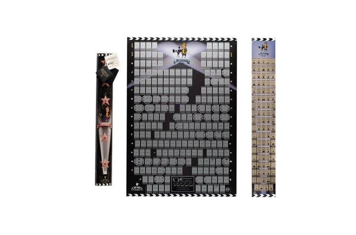 Скретч постер My Poster Cinema edition XXI century, 68*47 см (укр. яз.) + постер премьер ТМ "My Gift" 1