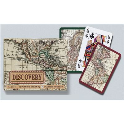 Комплект гральних карт "Discoveri", 2х55листів 238048 (8031)