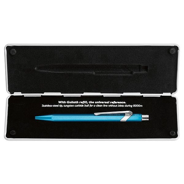 Ручка Caran d`Ache 849 Metal-X Блакитна+box, 849.671 4