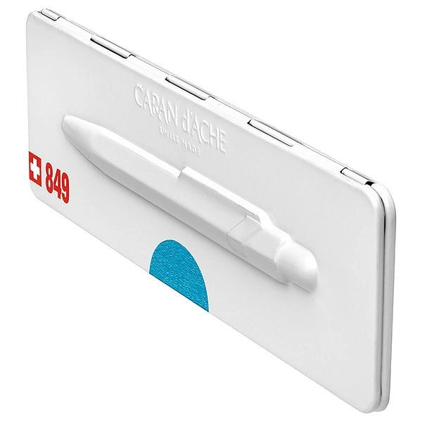 Ручка Caran d`Ache 849 Metal-X Блакитна+box, 849.671 5