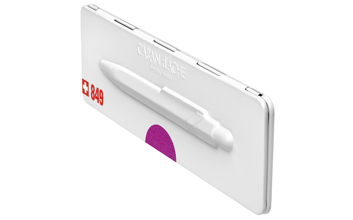 Ручка Caran d`Ache 849 Metal-X Фіолетова+box, 849.850 4
