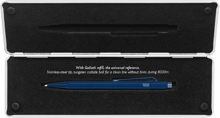 Ручка Caran d'Ache 849 Claim Your Style монохром Синяя + box 2