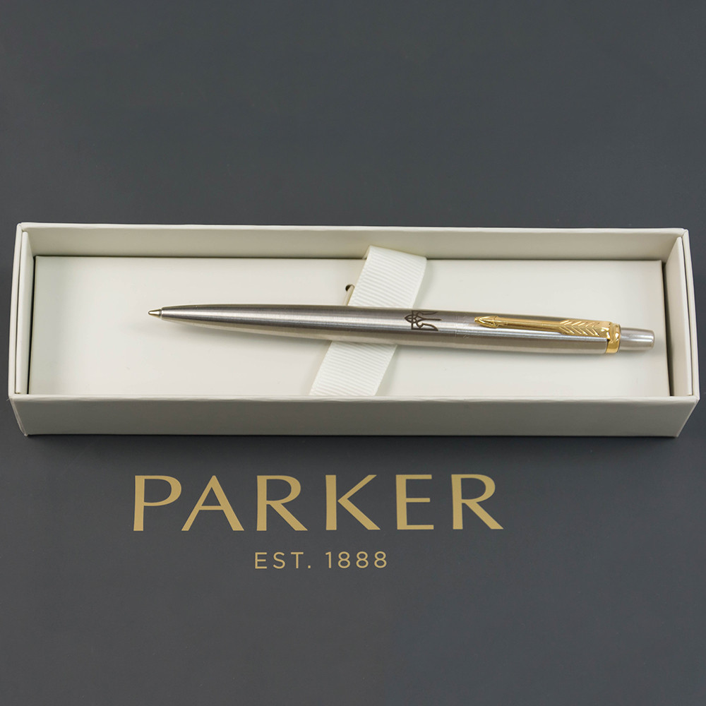Ручка кульк. Jotter сталь з поз. Parker Тризуб 14 332_TR, 16032_TR 3