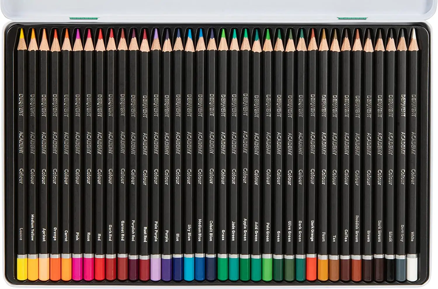 Набір олівців кольорових "Colouring Academy", 36 кол., метал. коробка, 2300225 1