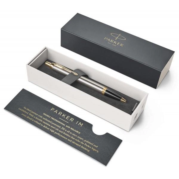 Ручка кульк. IM Brushed Metal позол. Parker, 22 232 2
