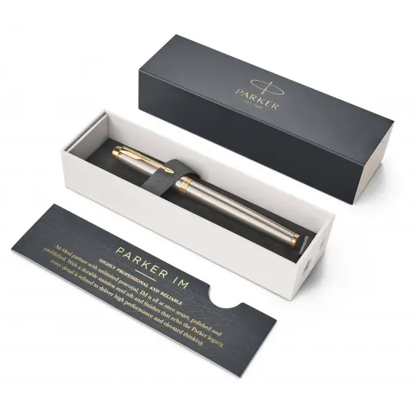 Ручка рол. IM Brushed Metal позол, Parker, 22 222 3
