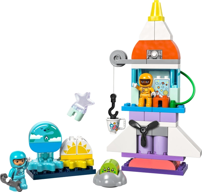 Конструктор Lego Duplo "Пригоди на космічному шатлі 3-в-1", 10422 2