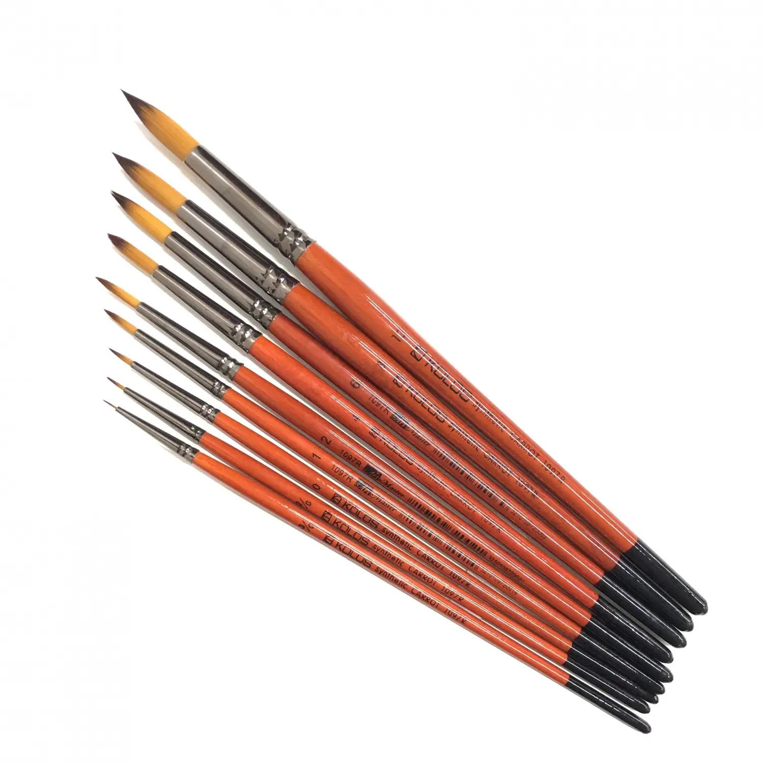 Пензель Синтетика круглий Carrot 1097R №2 Kolos 2