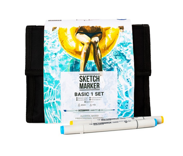 Набір маркерів SKETCHMARKER Basic 1/Базові відтінки 1, 36 шт, 36bas1