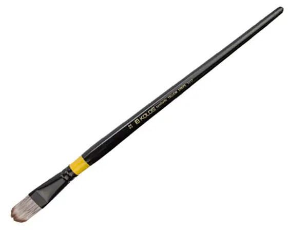 Пензель Синтетика овальний Yellow stripe 1017 №22 Kolos