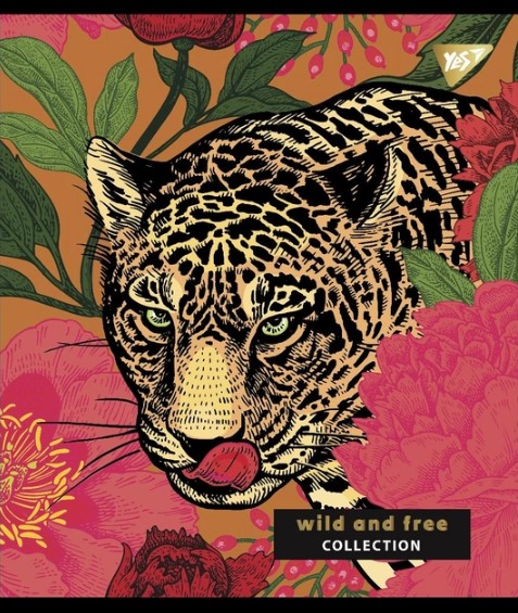 Зошит 96 кл. YES "Wild and free", 766902 4