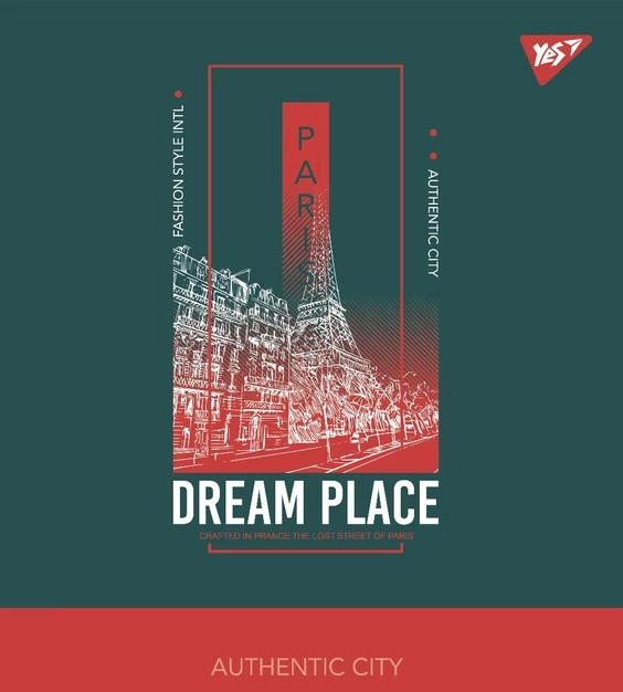 Зошит 18 лін. YES "Dream place", 766823 3