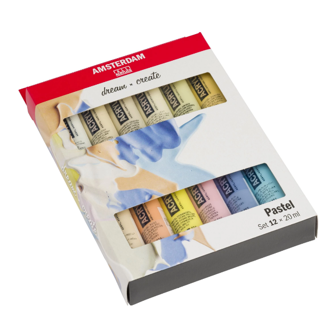 Набір акрилових фарб Amsterdam Pastels, 12*20 мл, Royal Talens 1