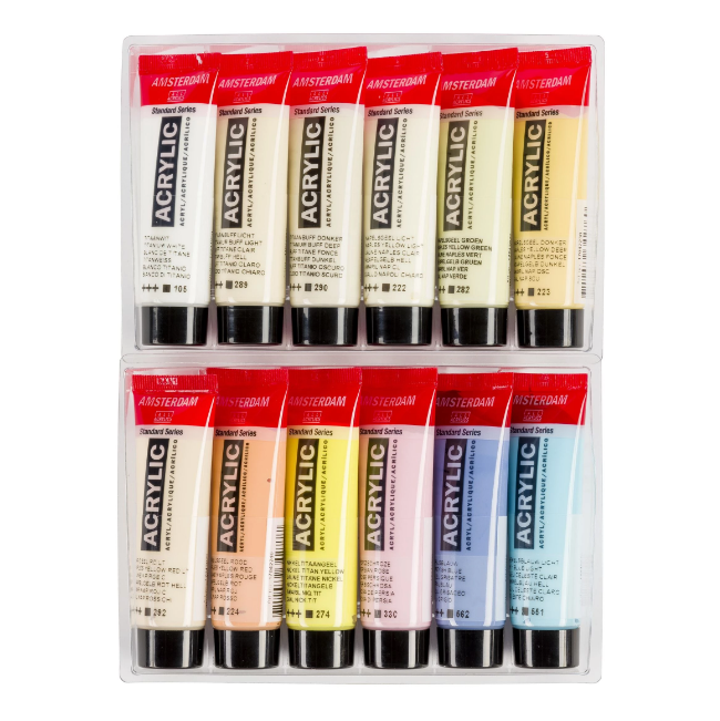 Набір акрилових фарб Amsterdam Pastels, 12*20 мл, Royal Talens 3