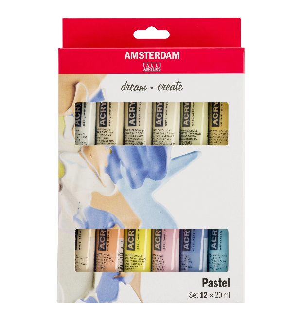 Набір акрилових фарб Amsterdam Pastels, 12*20 мл, Royal Talens