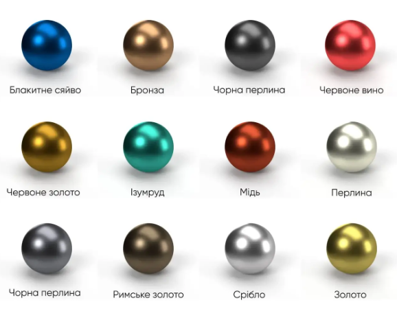 Фарба акрилова емаль Metalliq Kompozit бронза 0,5 кг 1