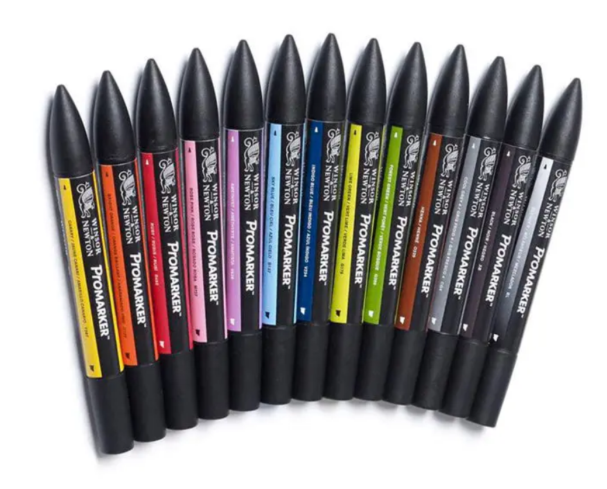 Набір маркерів "ProMarker" Set 1, 12 шт, W&N 1