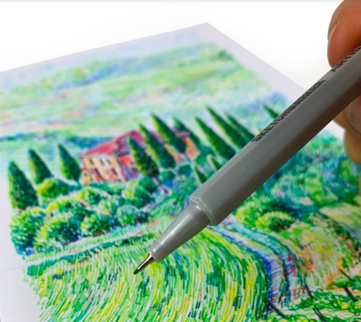 Лайнер SketchMarker ARTIST FinePen 0,4 мм, коричневый, AFP-BRW 3