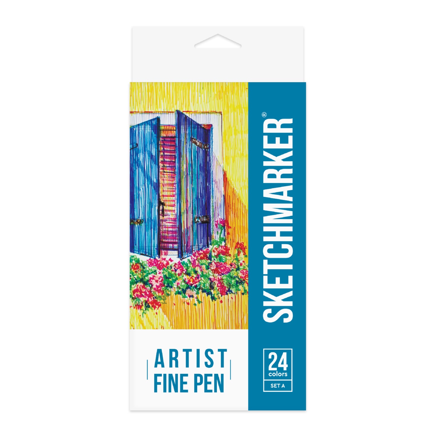 Набір лайнерів SketchMarker ARTIST FinePen Basic 1, 24 кол., AFP-24BAS1