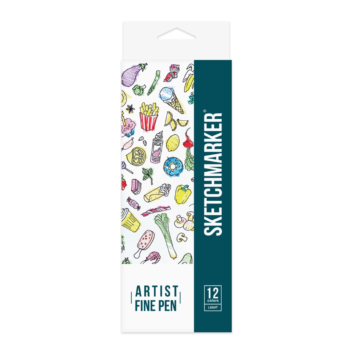 Набір лайнерів SketchMarker ARTIST FinePen Light, 12 кол., AFP-12LGHT