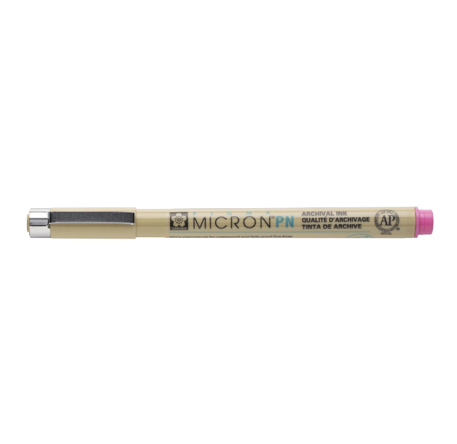 Линер Pigma Micron pn (0.4),0.5мм, Розово-красный, Sakura
