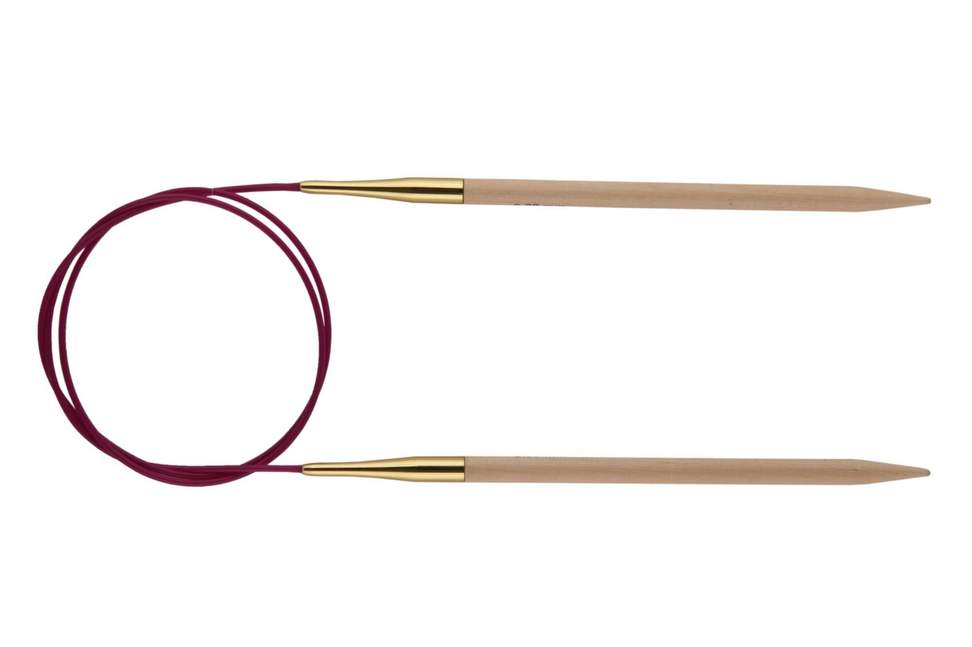 Спицы круговые 4.50 мм - 60 см Basix Birch Wood, 35319 KnitPro