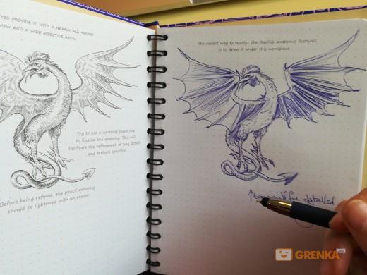 Блокнот "SketchBook. Fantastic Creatures and How to Draw Them" (а) (2206) 5