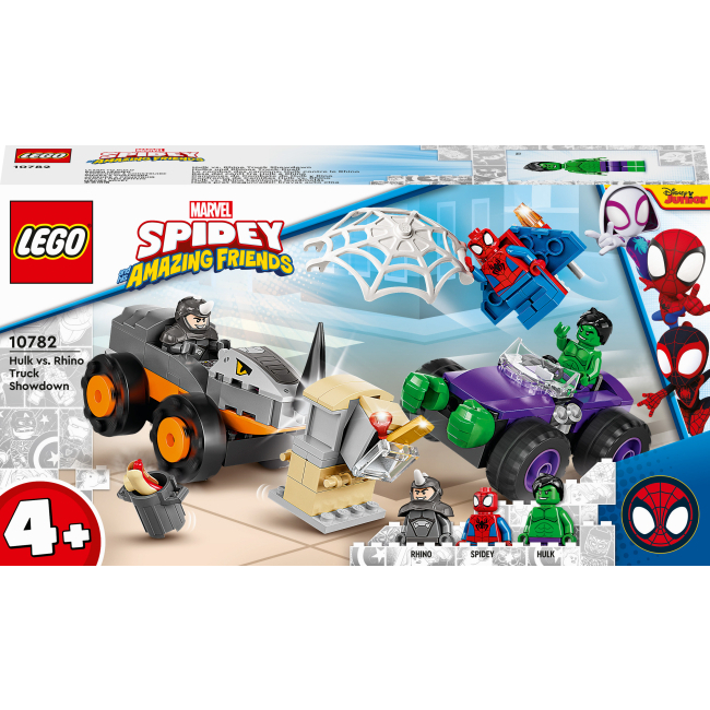 Конструктор Lego Marvel "Битва Халка с Носорогом на грузовиках", 10782