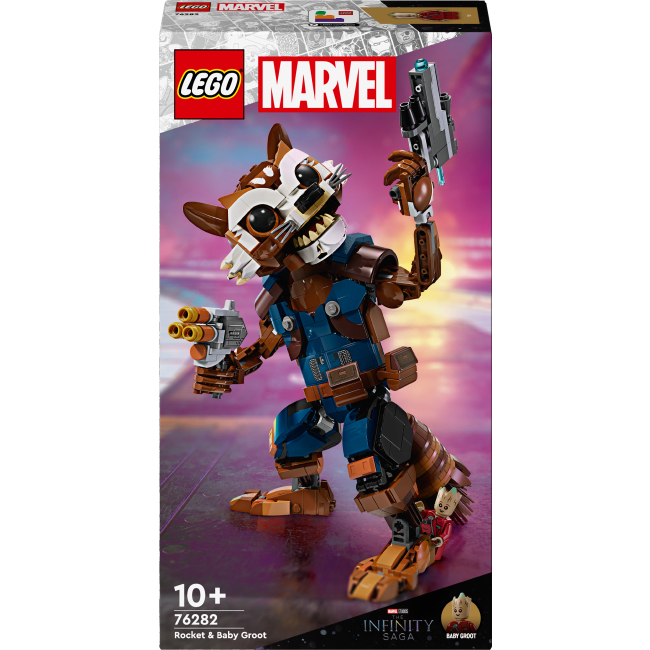 Конструктор Lego Marvel "Ракета й малюк Ґрут", 76282