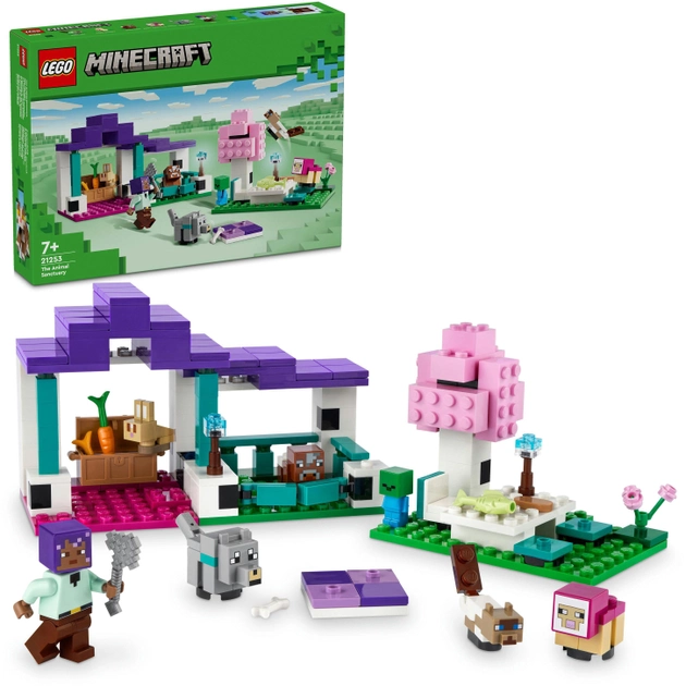 Конструктор Lego Minecraft "Притулок для тварин", 21253 1