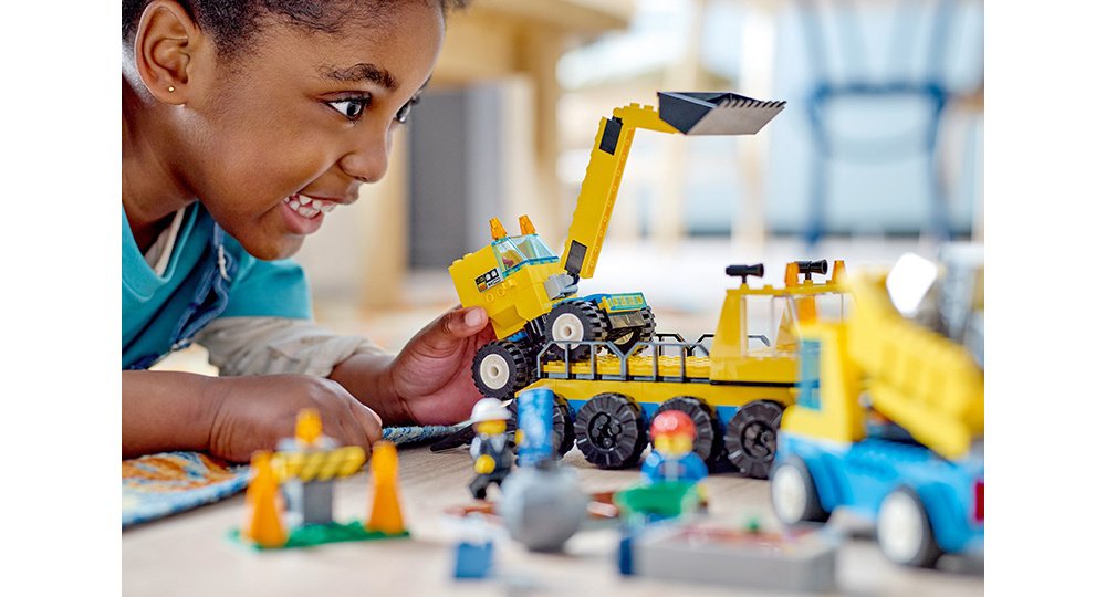 Конструктор Lego City "Строительный грузовик и шаровидный кран-таран", 60391 6