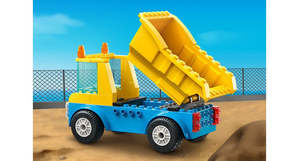 Конструктор Lego City "Строительный грузовик и шаровидный кран-таран", 60391 1