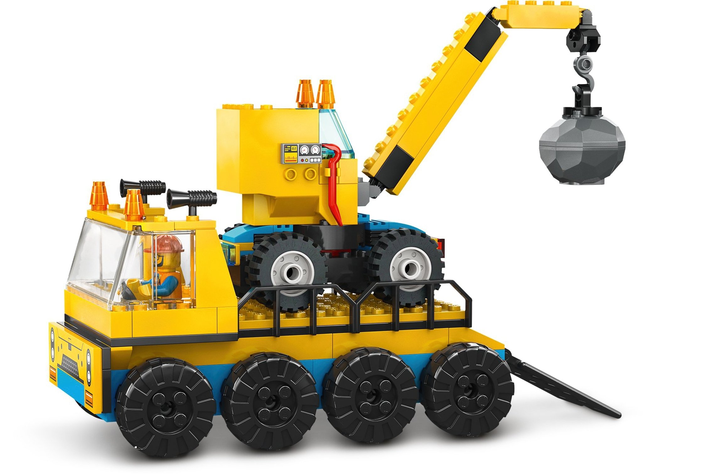 Конструктор Lego City "Строительный грузовик и шаровидный кран-таран", 60391 2