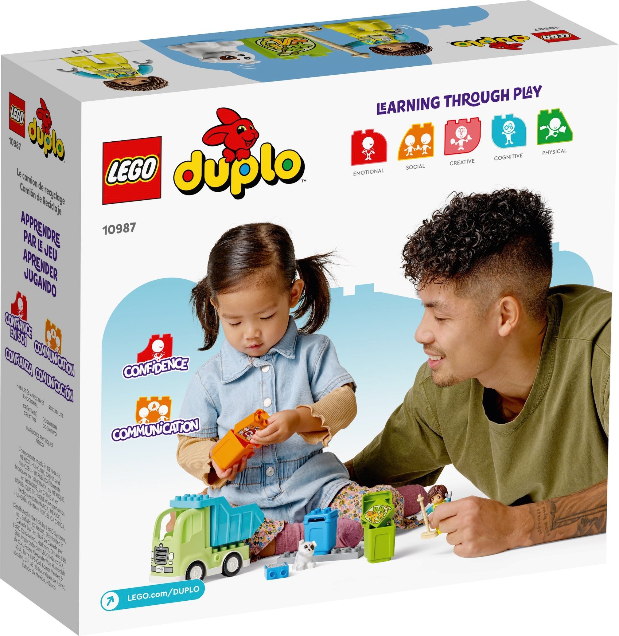 Конструктор Lego Duplo "Сміттєпереробна вантажівка", 10987 1