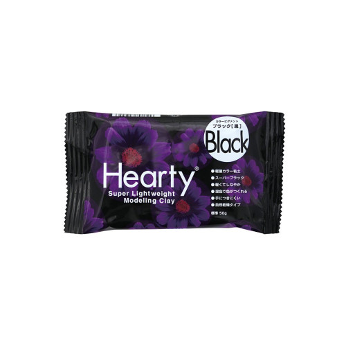Пластика самозастигаюча Hearty, Чорна, 50 г, Padico