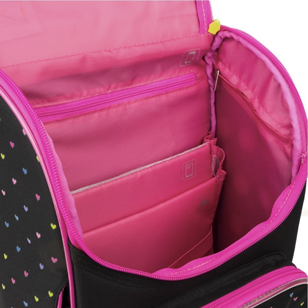 Рюкзак шкільний каркасний Kite Education 501 (LED) Hearts, K22-501S-4 (LED) 6