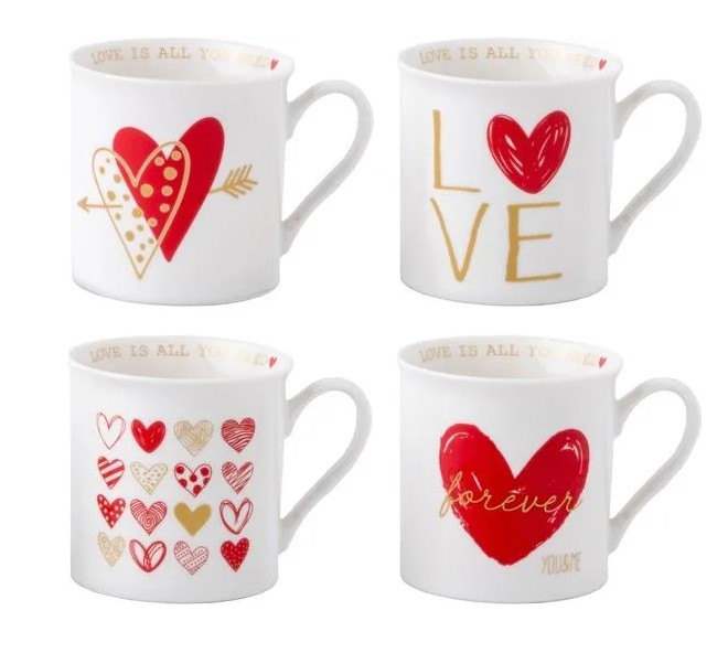 Чашка Love, 310 мл, в асортименті, B153-E0332A/B/C/D Limited Edition
