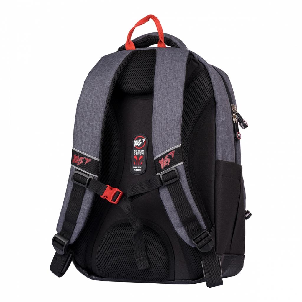 Рюкзак молодежный YES TS-49 "SubSurf. Black and White", серый, 558567 2