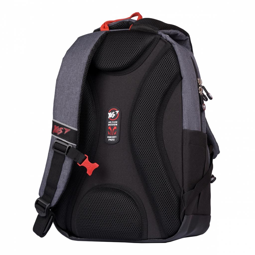 Рюкзак молодежный YES TS-49 "SubSurf. Black and White", серый, 558567 3