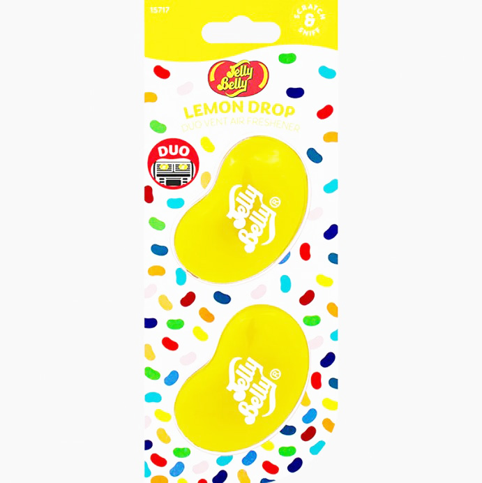 Освежитель воздуха 3D мини "Лимонный леденец" 2 шт., Jelly Belly, 15717