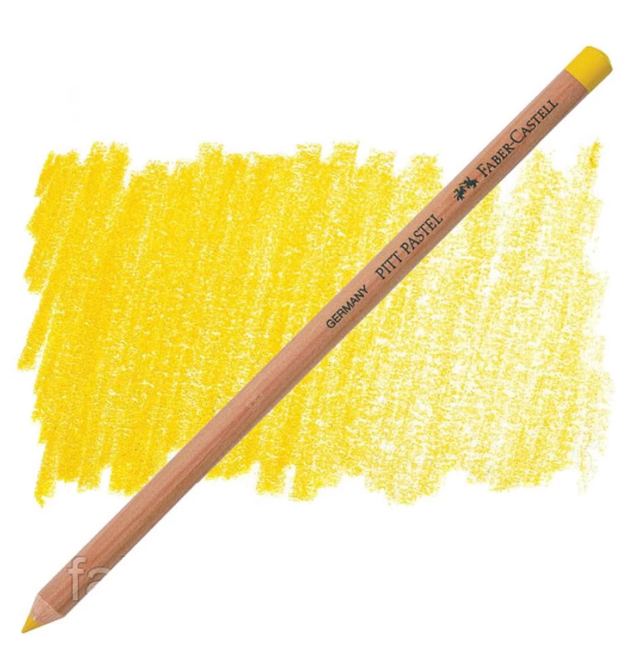 Олівець пастельний PITT неаполітанський жовтий (185), 112285 Faber-Castell